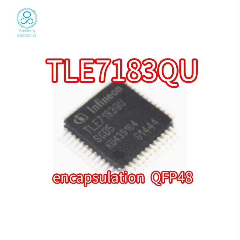 TLE7183QU SMD csomag LQFP48 TLE7183QUSCD5 háromfázisú autóipari teljesítmény-meghajtó IC