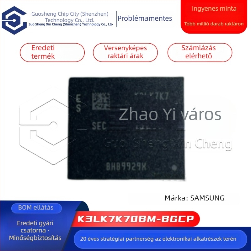 K3LK7K70BM-BGCP FBGA-496 alacsony energiafogyasztású DRAM IC