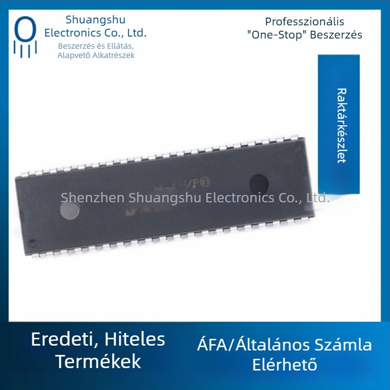 Eredeti PIC16F877A-I/P DIP-40 8 bites CMOS mikrokontroller IC