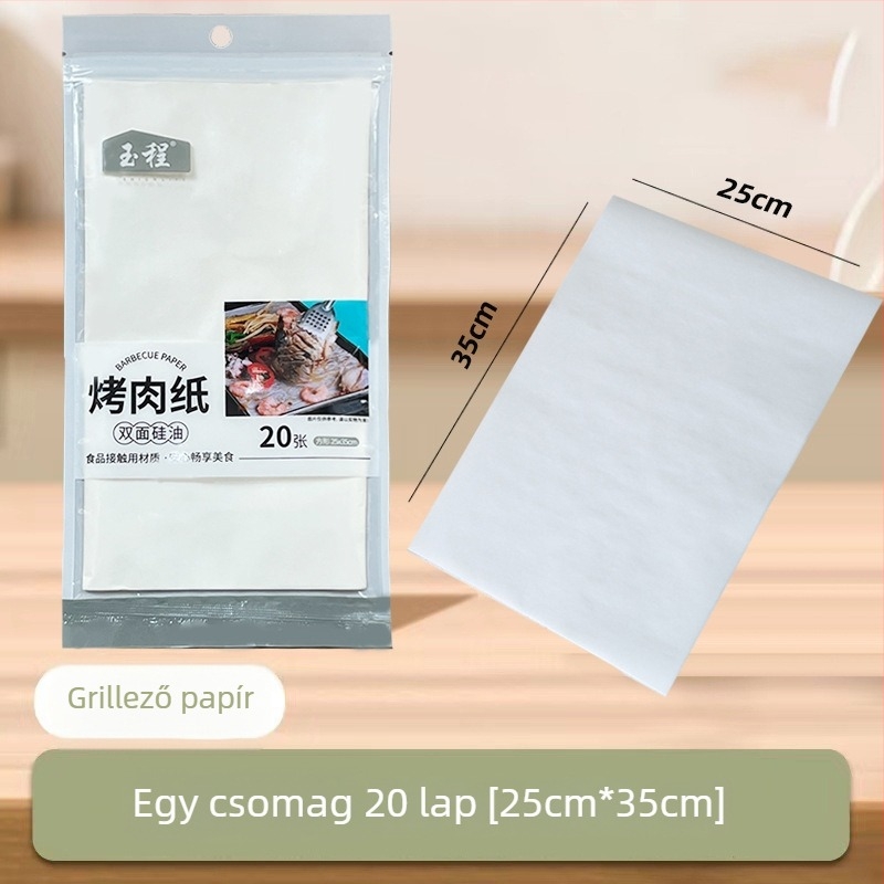 Szilikon bevonatú párolópapír gőzöléshez – tapadásmentes, otthoni és kereskedelmi használatra