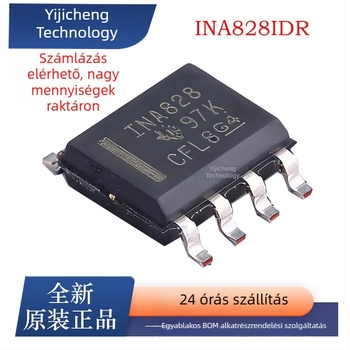 TI INA828IDR SOIC-8 precíz instrumentációs erősítő chip