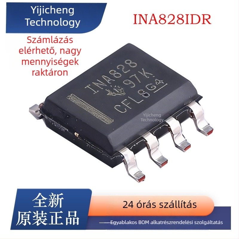 TI INA828IDR SOIC-8 precíz instrumentációs erősítő chip