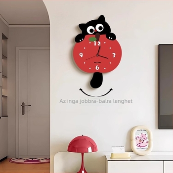 Aranyos falióra nappaliba, 2025 új modell, minimalistikus kreatív dizájn otthoni dekorációhoz, csendes járás, falra szerelhető