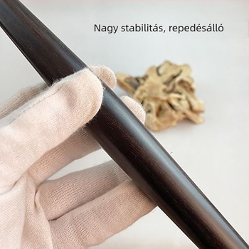 Lila szantálfa tésztahenger hal formájú, két hegyes végével, tömörfa