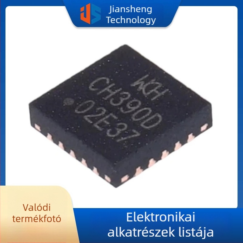 CH390D QFN20 10/100 Mbps Ipari Ethernet-vezérlő chip
