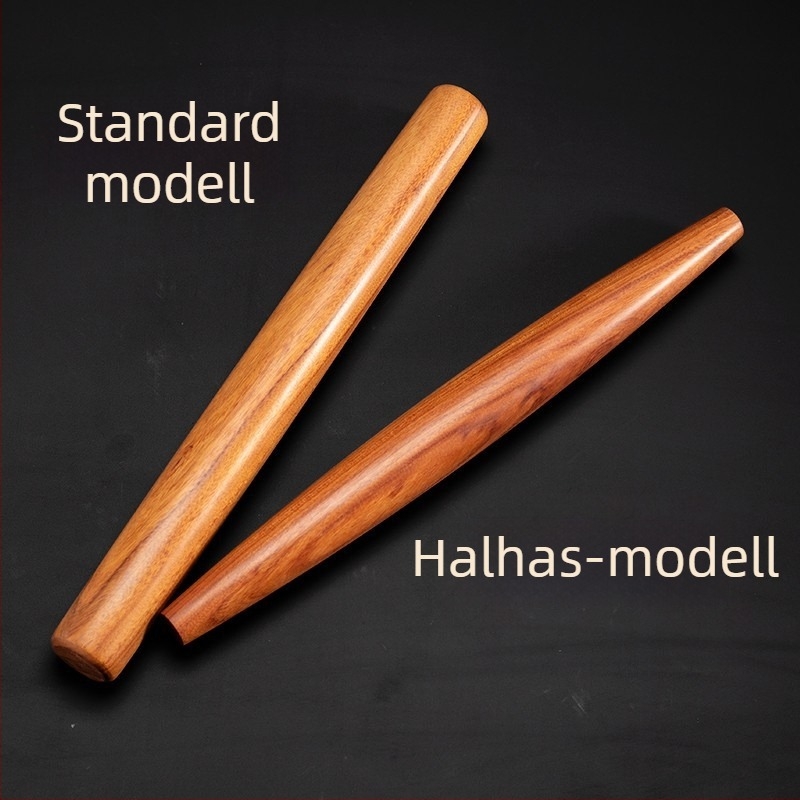 Huanghuali tömörfa nyújtófa háztartási használatra, hosszú és rövid méretben, eszköz tésztalapokhoz