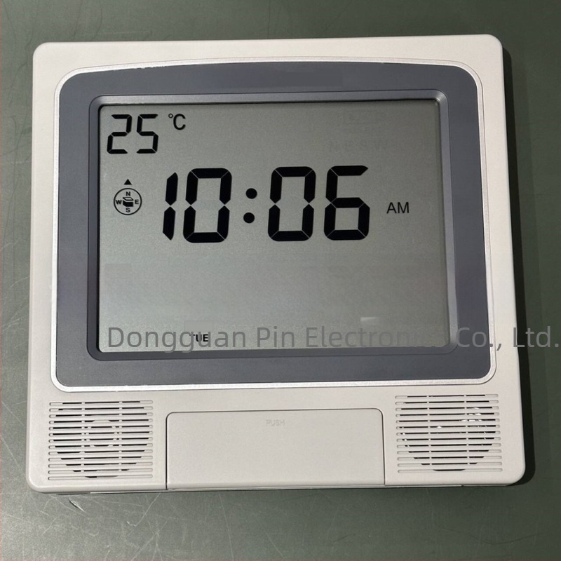 [CW-15] ALFAJR Asztali óra, Mini LCD ébresztő, USB újratölthető