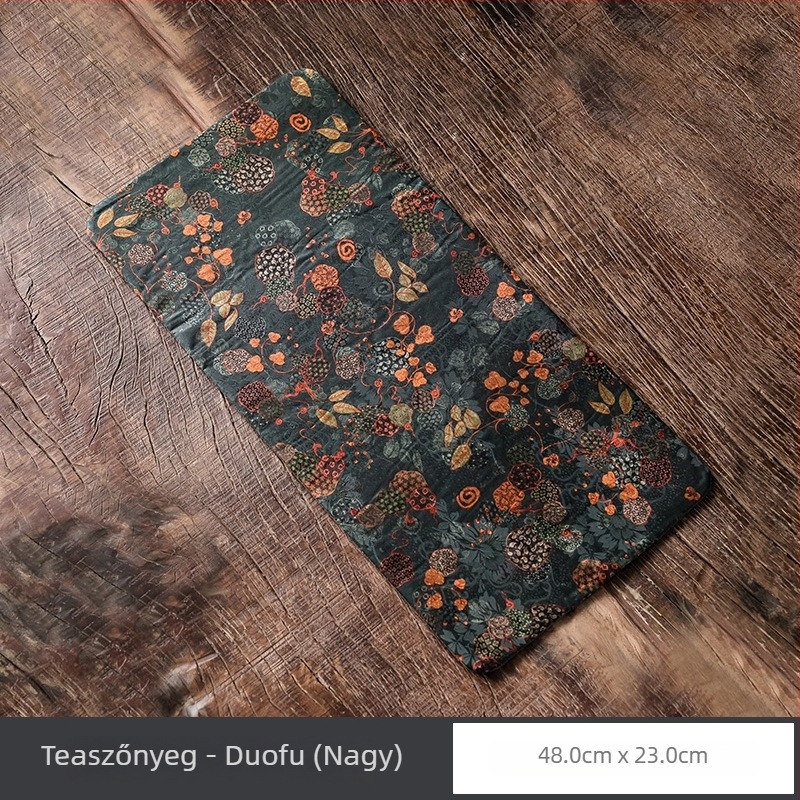 Prémium Xiangyun szövésű teás alátét, és asztalterítő modern kínai zen stílusban, vízálló anyag