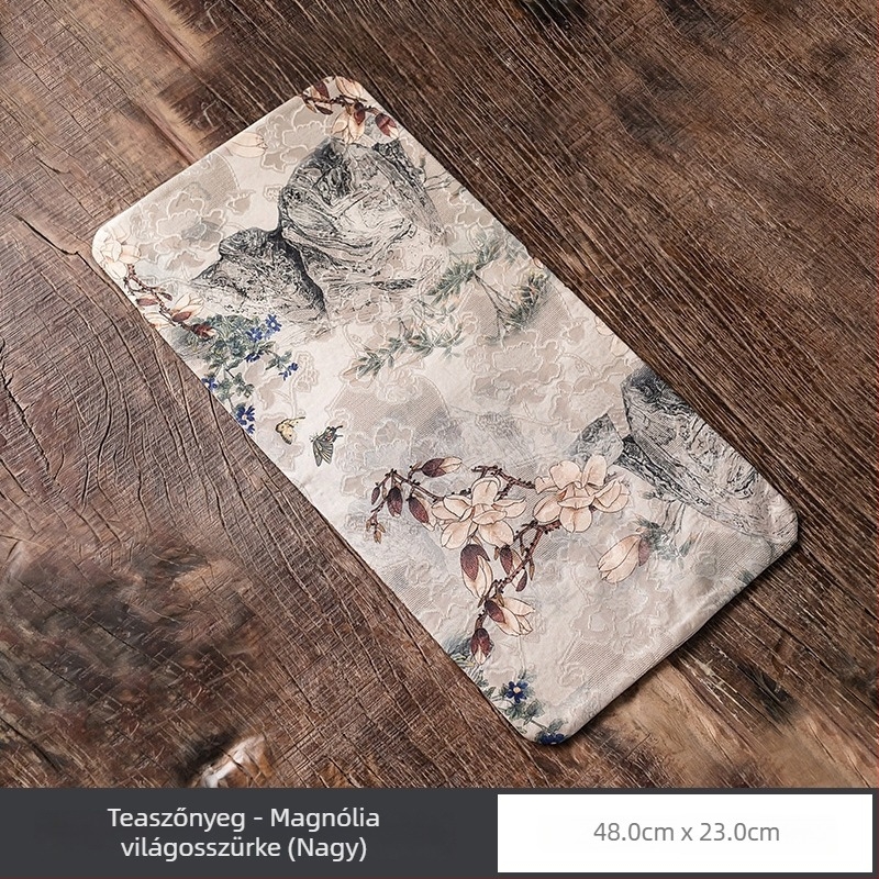 Prémium Xiangyun szövésű teás alátét, és asztalterítő modern kínai zen stílusban, vízálló anyag