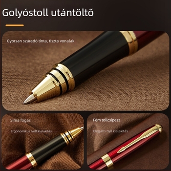 Prémium fém golyóstoll üzleti találkozókhoz lézerlogóval