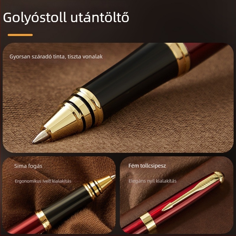 Prémium fém golyóstoll üzleti találkozókhoz lézerlogóval