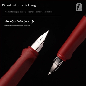 Vintage fa toll tanulóknak, kaligráfia gyakorlásához, tintatartály, gravírozható