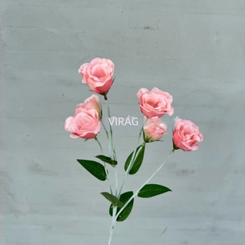 Mű velvet virágok, 6 fejű lisianthus, esküvői virágkötészeti kellékek, illatos indák, hotel előcsarnok dekoráció