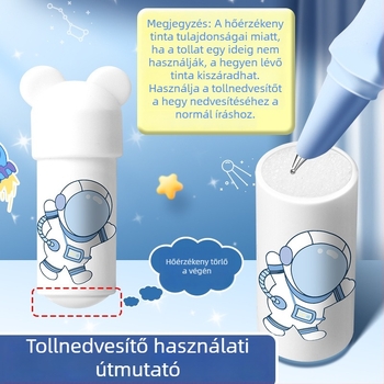 True Color hő-eltávolítható toll harmadik osztályos diákok számára, hőérzékeny tinta, cserélhető tintapatron