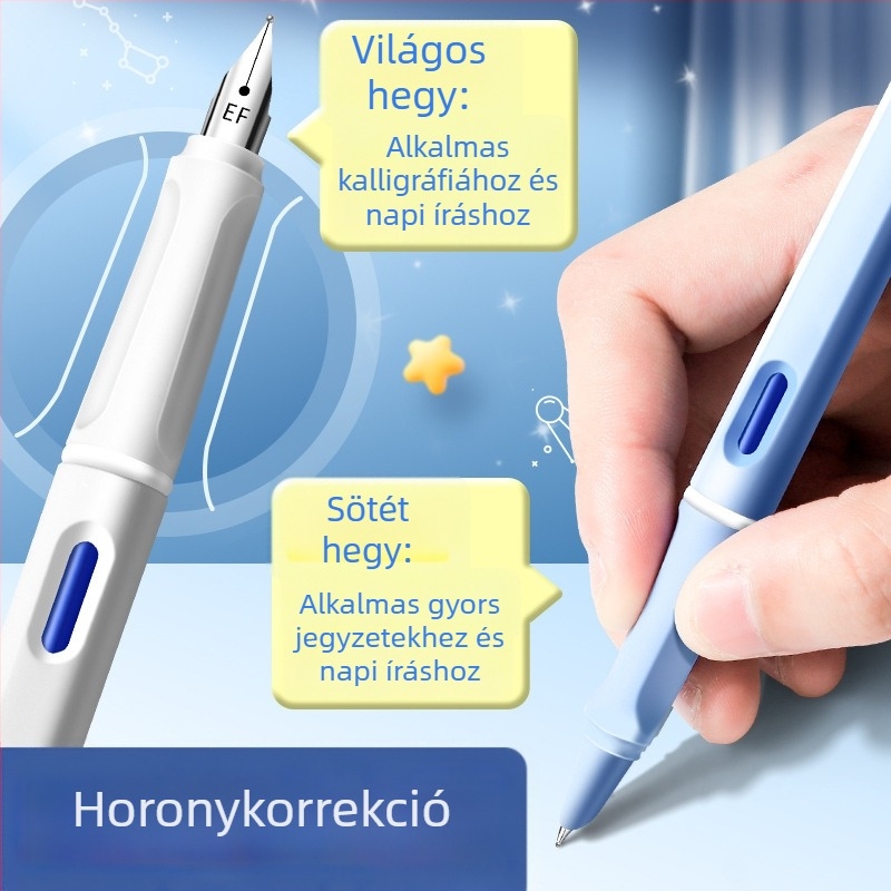 True Color hő-eltávolítható toll harmadik osztályos diákok számára, hőérzékeny tinta, cserélhető tintapatron