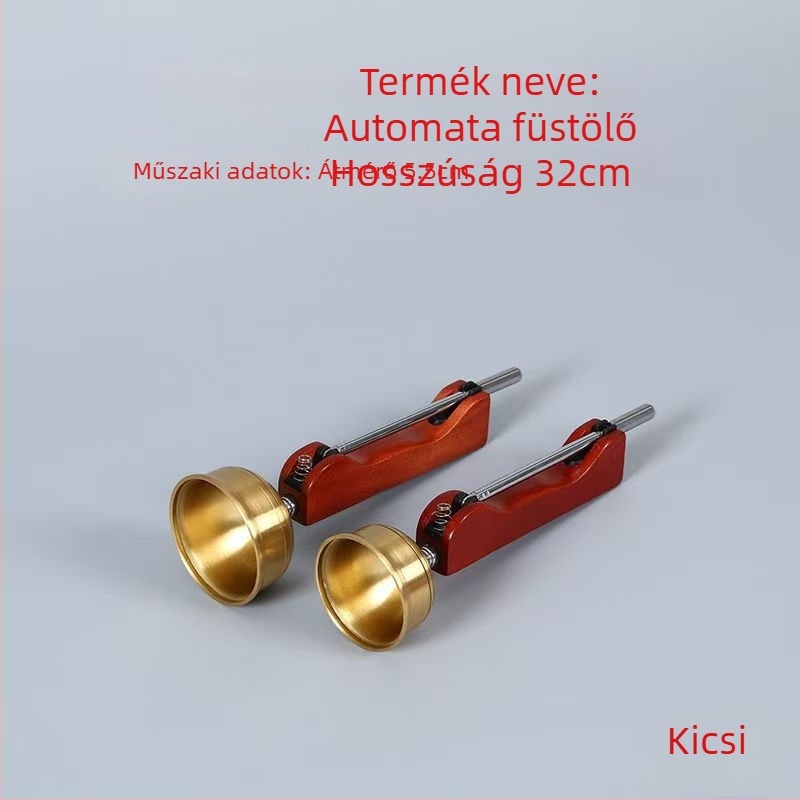 Réz imaharang, sárgaréz egyenes fogantyúval, teleszkópos, buddhista szútrákhoz, nagy és kicsi méret