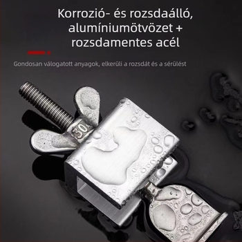 Ajtó felső védőeszköz lopás ellen, lyukasztás nélkül, csavar nélkül