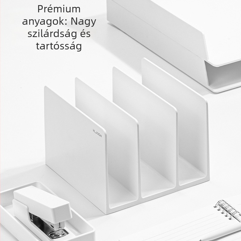 NS006 Műanyag asztali könyvállvány és osztó rendező