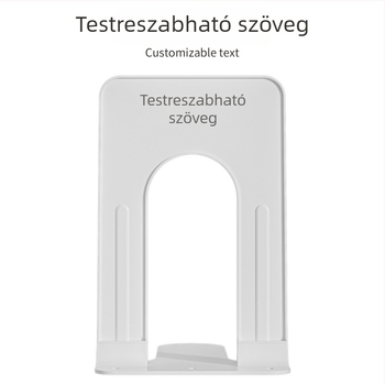 Nagy asztali könyvtartó állvány szeparátorral, fájl- és könyv végével, leválasztható