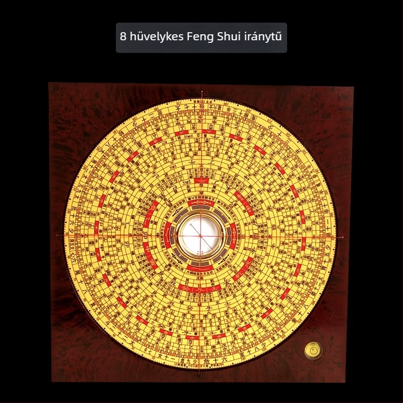 Chongdaotang feng shui iránytű három az egyben tábla (3, 5, 6, 8, 9 és 10 hüvelyk)