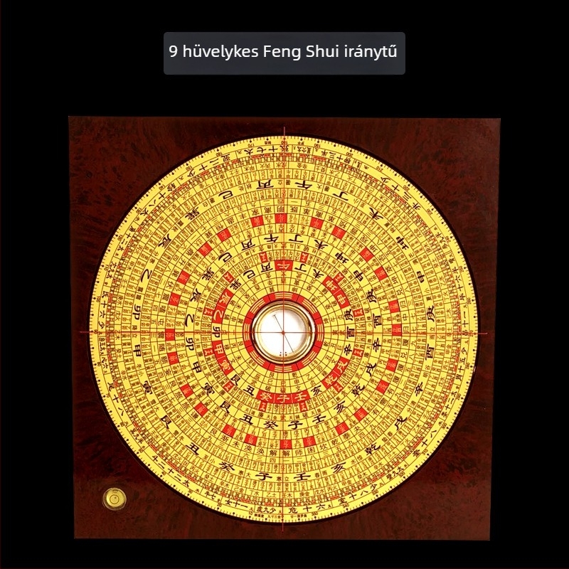 Chongdaotang feng shui iránytű három az egyben tábla (3, 5, 6, 8, 9 és 10 hüvelyk)