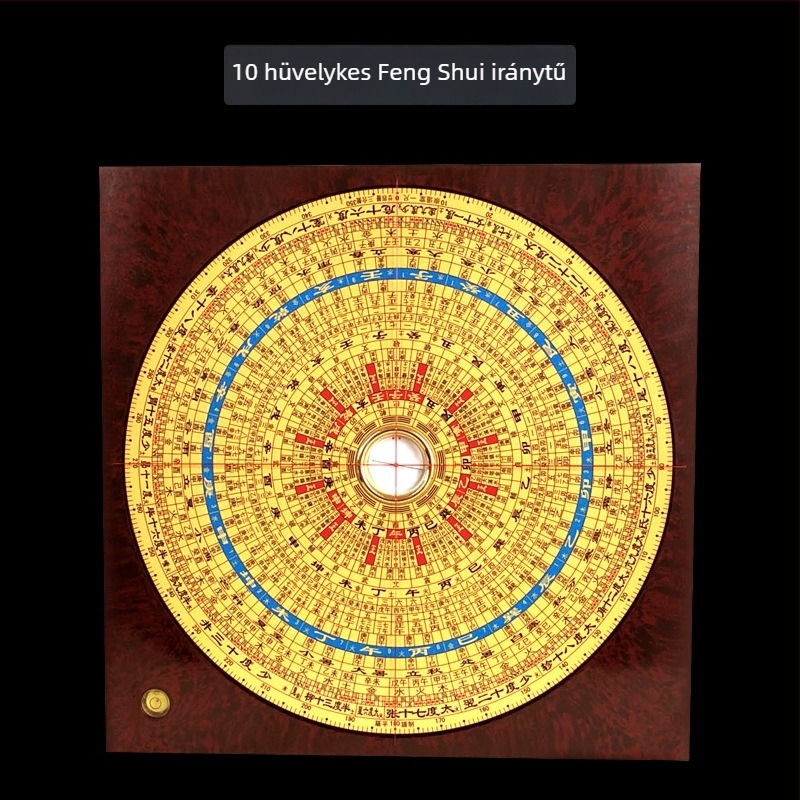 Chongdaotang feng shui iránytű három az egyben tábla (3, 5, 6, 8, 9 és 10 hüvelyk)