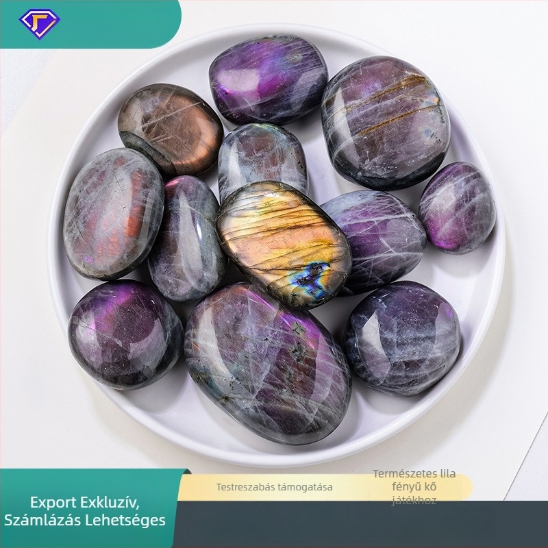 Természetes lila feldspar kő aromaterápiás diffúzorhoz és akváriumi dekorációhoz