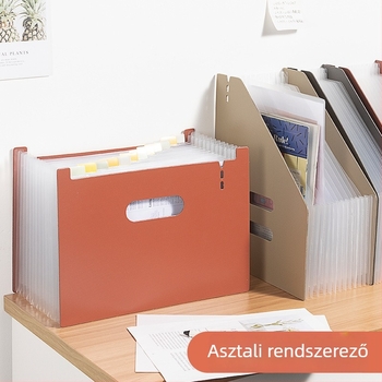 Íróasztali könyvorganizer – kompakt tároló polc könyvekhez