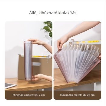 Íróasztali könyvorganizer – kompakt tároló polc könyvekhez