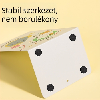 Deli TB650 nyomtatott könyvállvány diákokra, asztali mesés dizájnú elválasztó és rendező panel a könyvek rendezéséhez