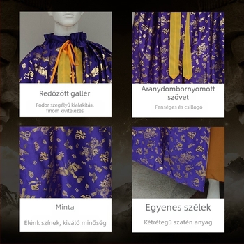 Aranyozott vászon köpeny buddhista ruházathoz és Bodhisattva viselethez