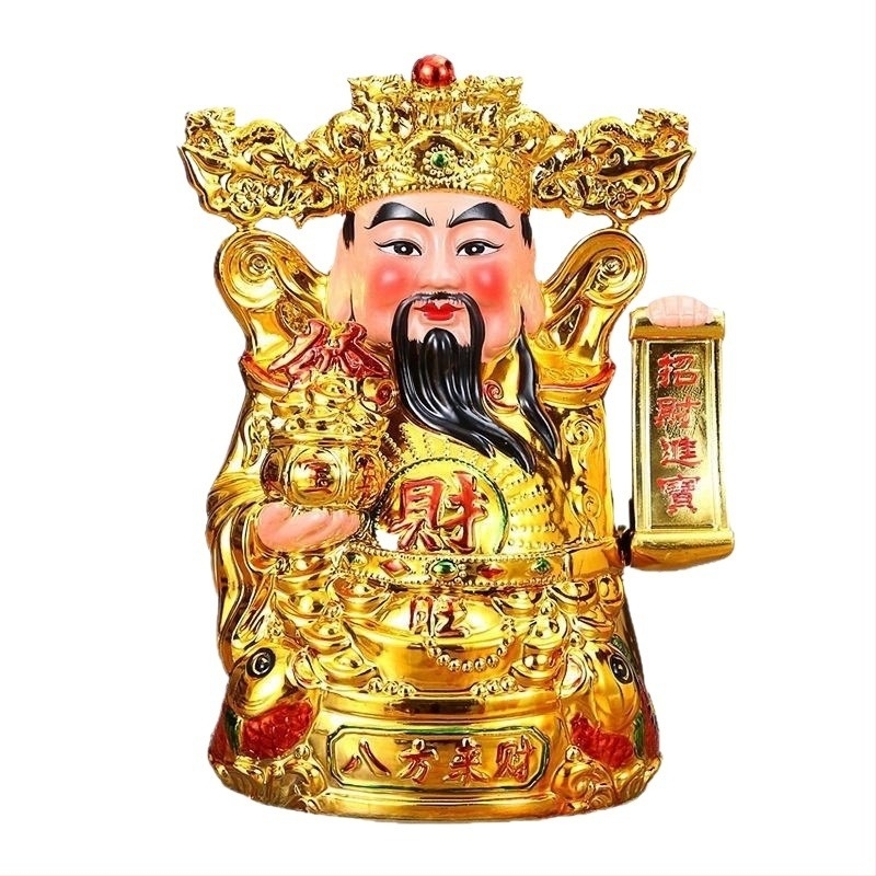 Kerámia Buddha szobor otthoni oltárhoz, nappali dekoráció, falra akasztható