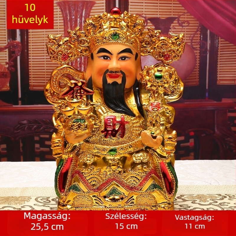 Kerámia Buddha szobor otthoni oltárhoz, nappali dekoráció, falra akasztható