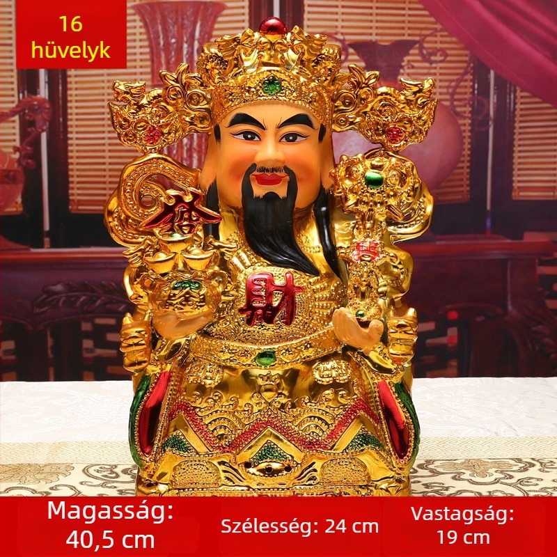 Kerámia Buddha szobor otthoni oltárhoz, nappali dekoráció, falra akasztható