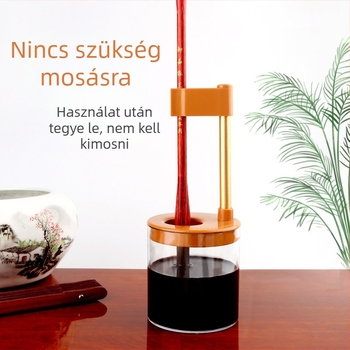 Többfunkciós függő ecsettartó kínai kaligráfiához