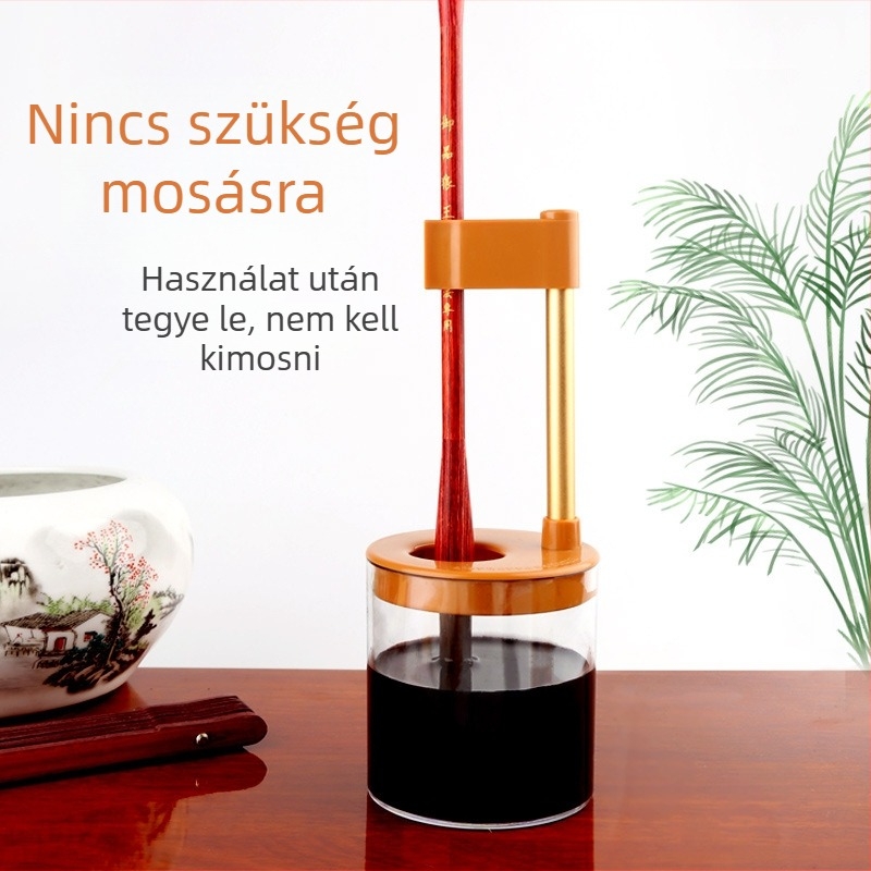 Többfunkciós függő ecsettartó kínai kaligráfiához