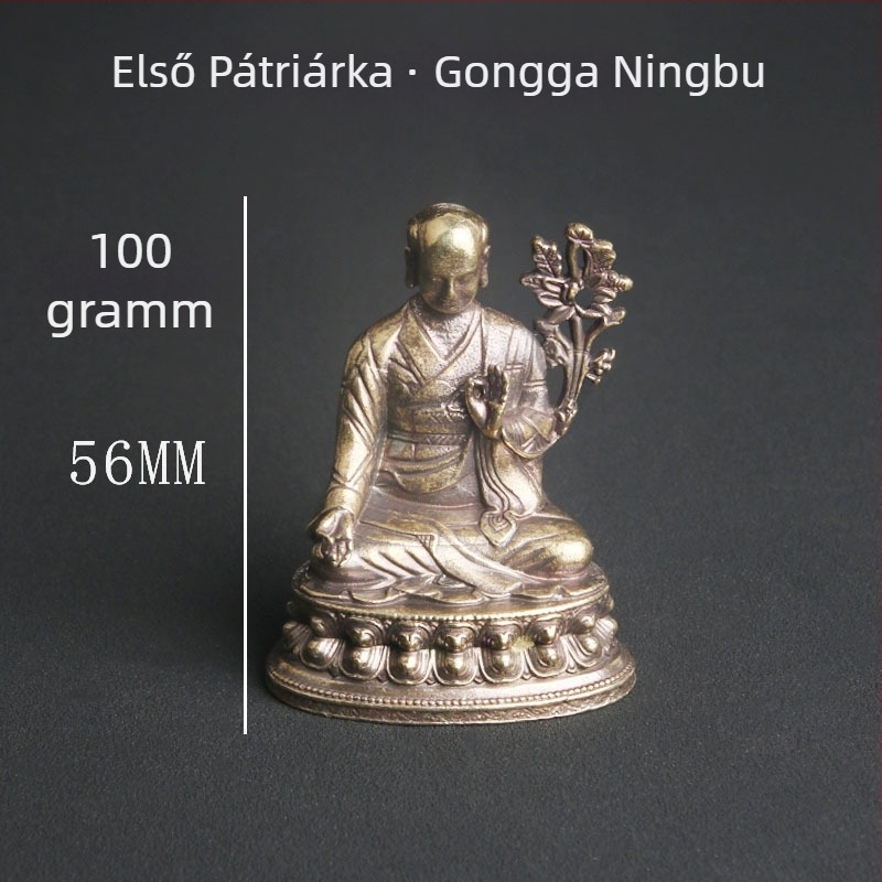 Sárgaréz Buddha szobor Sakya Öt Atya, otthoni oltárhoz