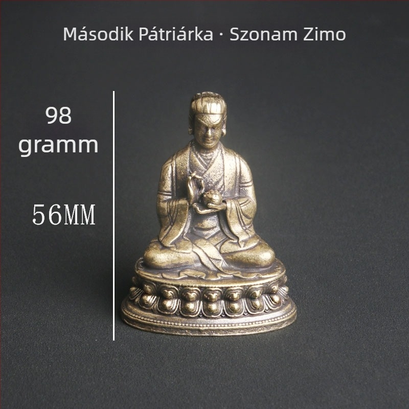 Sárgaréz Buddha szobor Sakya Öt Atya, otthoni oltárhoz