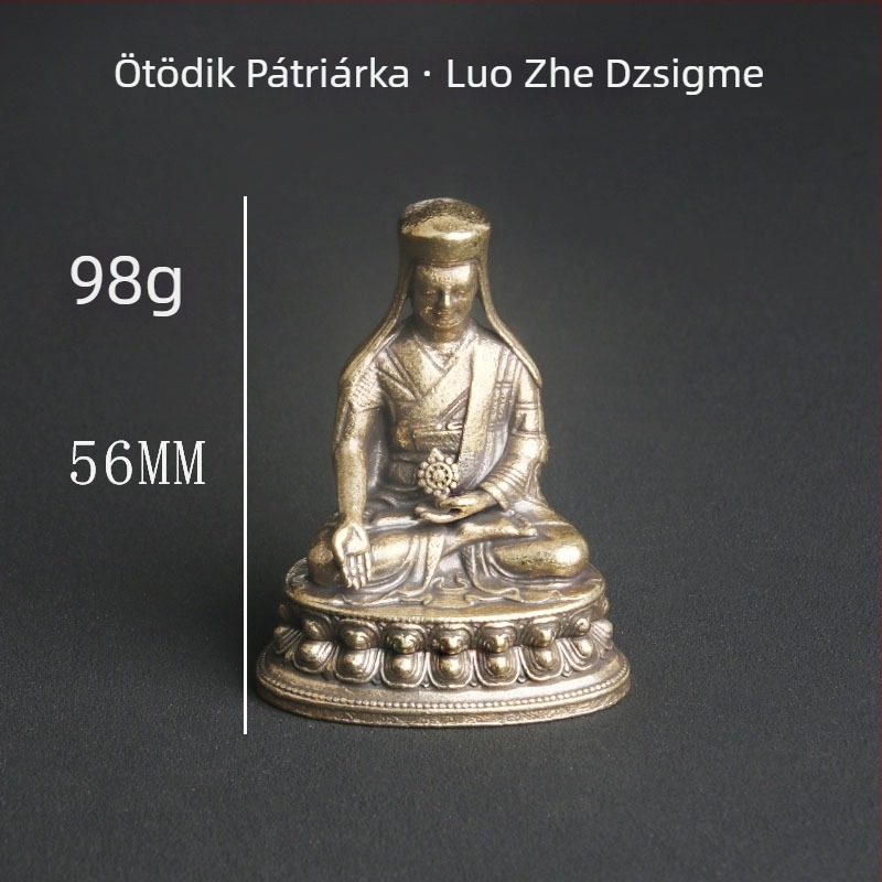 Sárgaréz Buddha szobor Sakya Öt Atya, otthoni oltárhoz