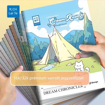 4 db 16K karikatúra témájú iskolai füzet-napló varrott kötésű