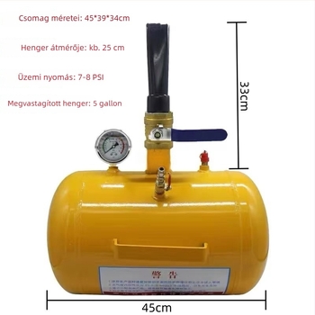 Tehergépkocsi gumi felpumpáló eszköz tubeless gumikhoz