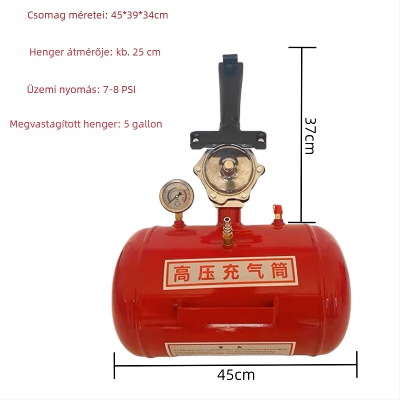 Tehergépkocsi gumi felpumpáló eszköz tubeless gumikhoz