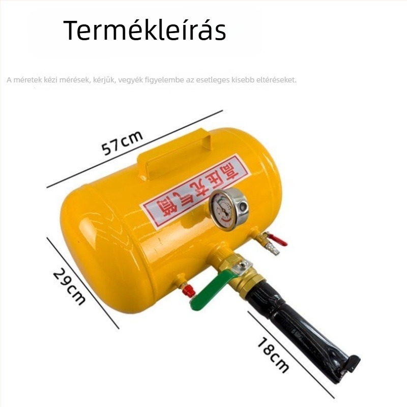 Tehergépkocsi gumi felpumpáló eszköz tubeless gumikhoz