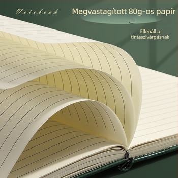 Új bőrhatású PU notesz, testreszabható A5-ös méretű üzleti iroda napló logóval, diák napló