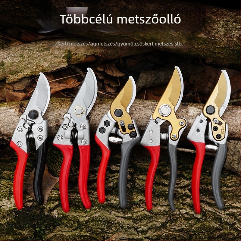 Kertészeti metszőolló ágakhoz és gyümölcsfákhoz