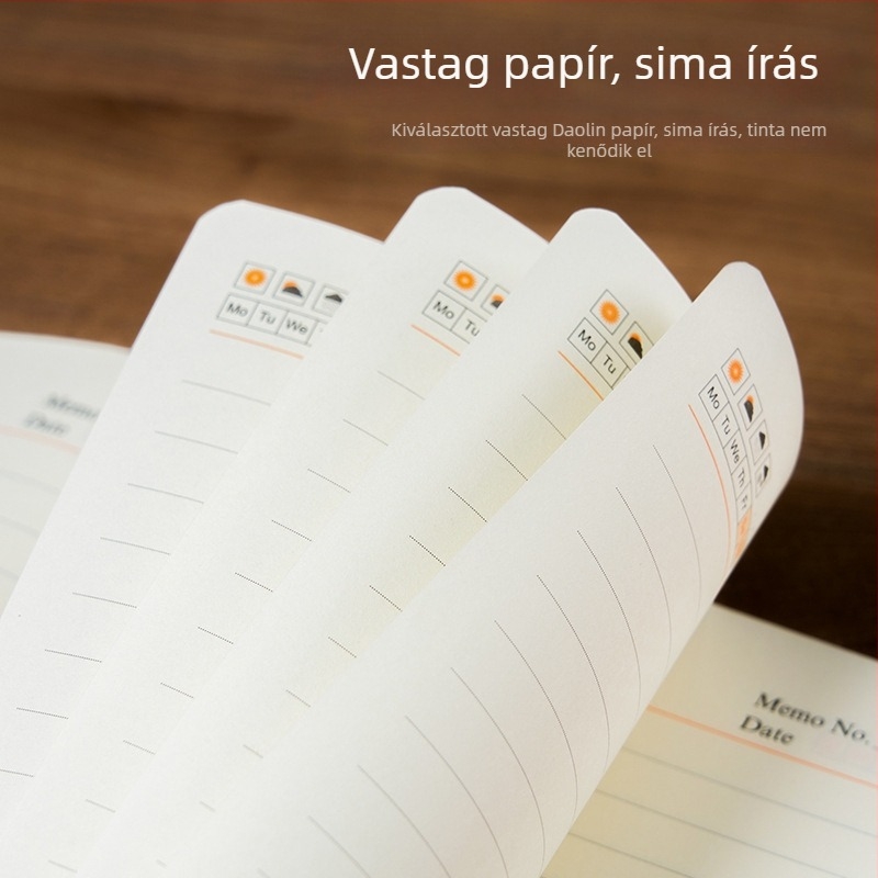A5-ös jegyzetfüzet Nemzeti Trend stílusban Tiltott Város dizájnnal, irodai használatra, vastag borító, logó, testreszabható