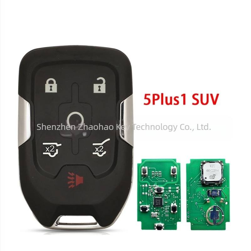 Okos autókulcs Chevrolet Suburban, GMC Sierra és Yukon modellekhez, 46-chip és 433 MHz