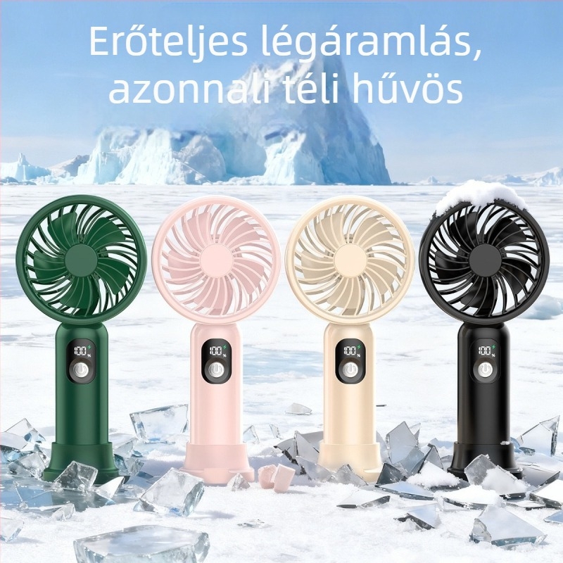 Töltő USB mini ventilátor, hordozható, erős légáramlat, csendes működés – ideális diákszobákba és gyermekeknek ajándék
