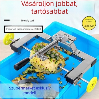 Rozsdamentes acél ananász hámozó kés – multifunkcionális konyhai eszköz