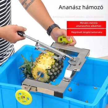 Rozsdamentes acél ananász hámozó kés – multifunkcionális konyhai eszköz